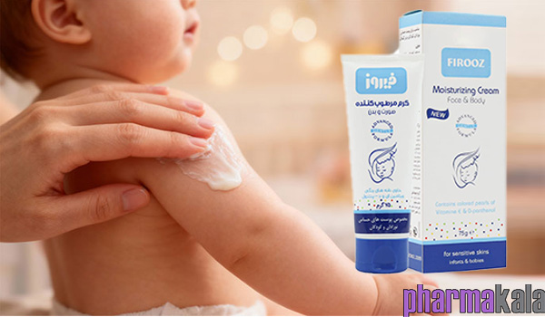 کرم مرطوب کننده صورت و بدن پوست حساس کودک فیروز
