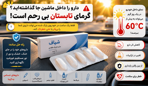 دارو را داخل ماشین جا گذاشته ام