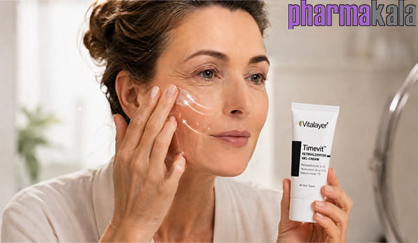 کرم ژل رتینالدئید تایم ویت ویتالیر 30ml کرم ژل رتینالدئید تایم ویت ویتالیر