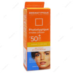کرم ضد آفتاب پوست نرمال تا خشک SPF50 بی رنگ درماتیپیک