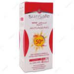 کرم ضد آفتاب و ضد چروک SPF50 انواع پوست بی رنگ سان سیف